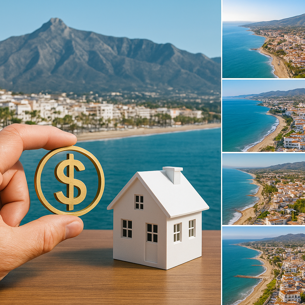 Porównanie kosztów nieruchomości między Marbellą a innymi miastami Costa del Sol?