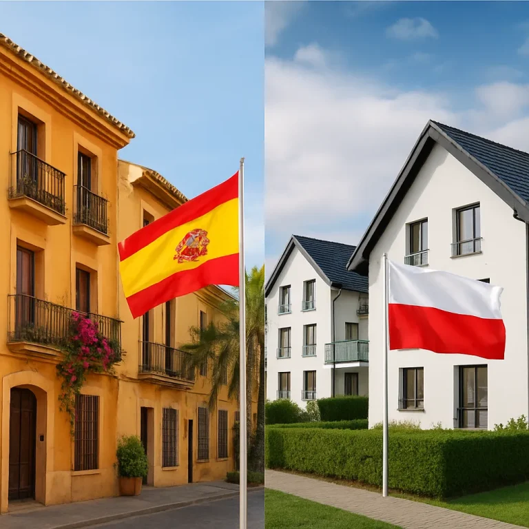 Porównanie rynku nieruchomości w Hiszpanii i w Polsce