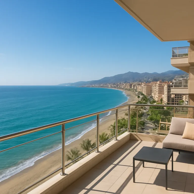 Apartamenty z widokiem na morze w Málaga