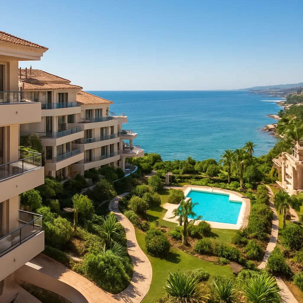 Apartamenty z widokiem na morze w Mijas Costa