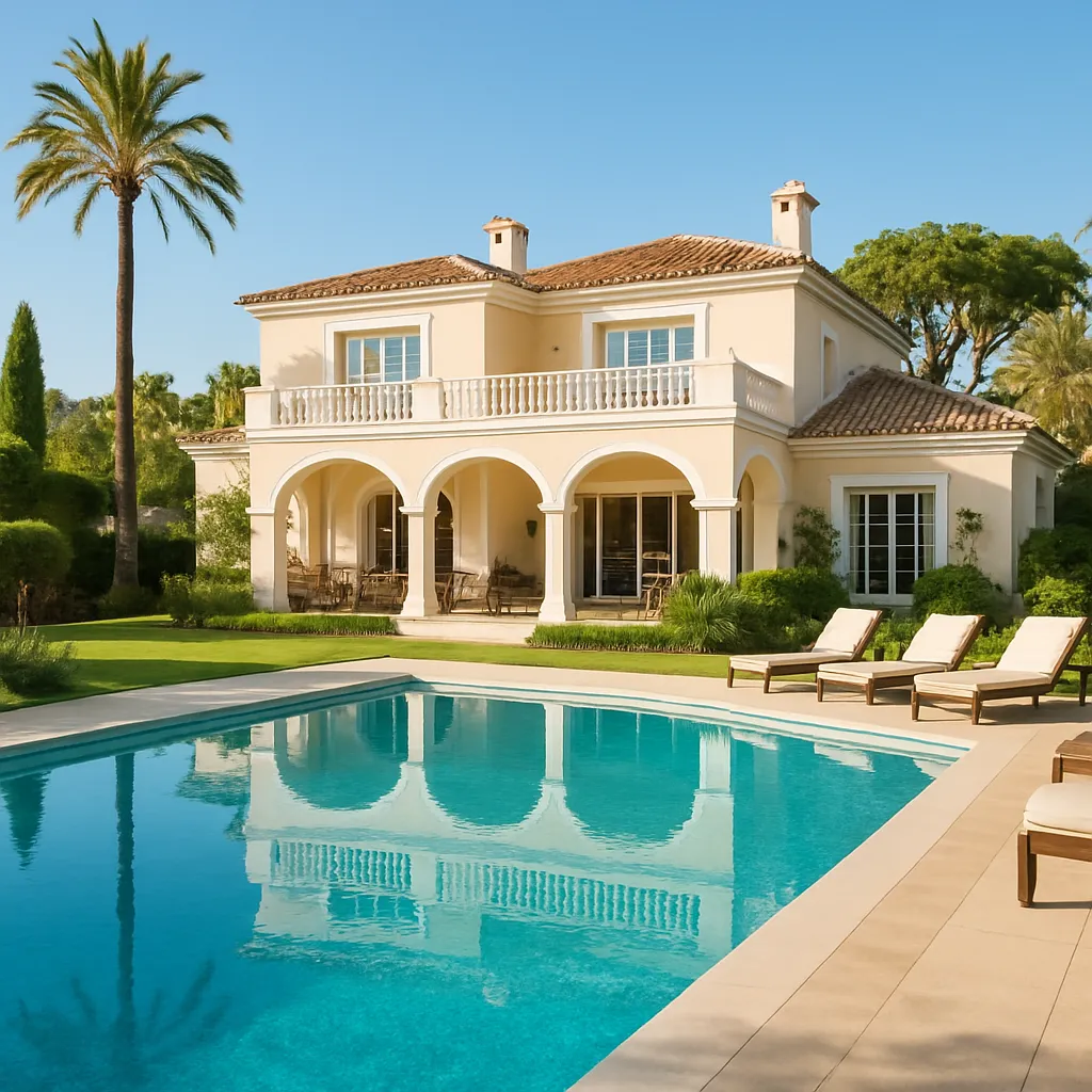 Wille z basenem w Marbella