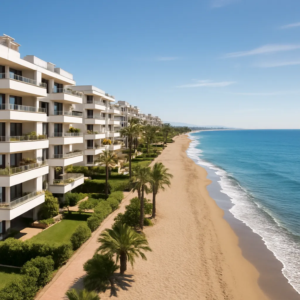 Apartamenty przy plaży w Estepona