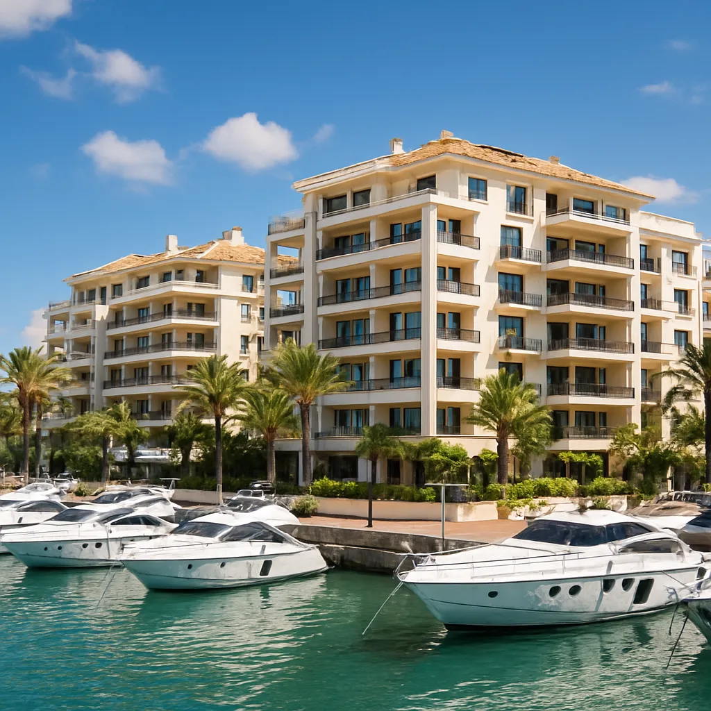 Apartamenty przy marinie w Puerto Banús