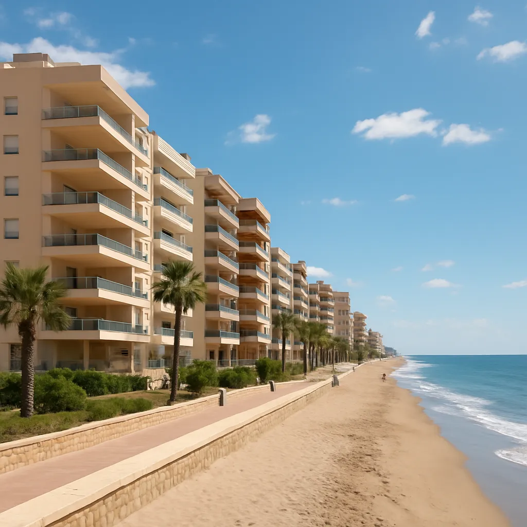 Apartamenty przy plaży w Torre del Mar