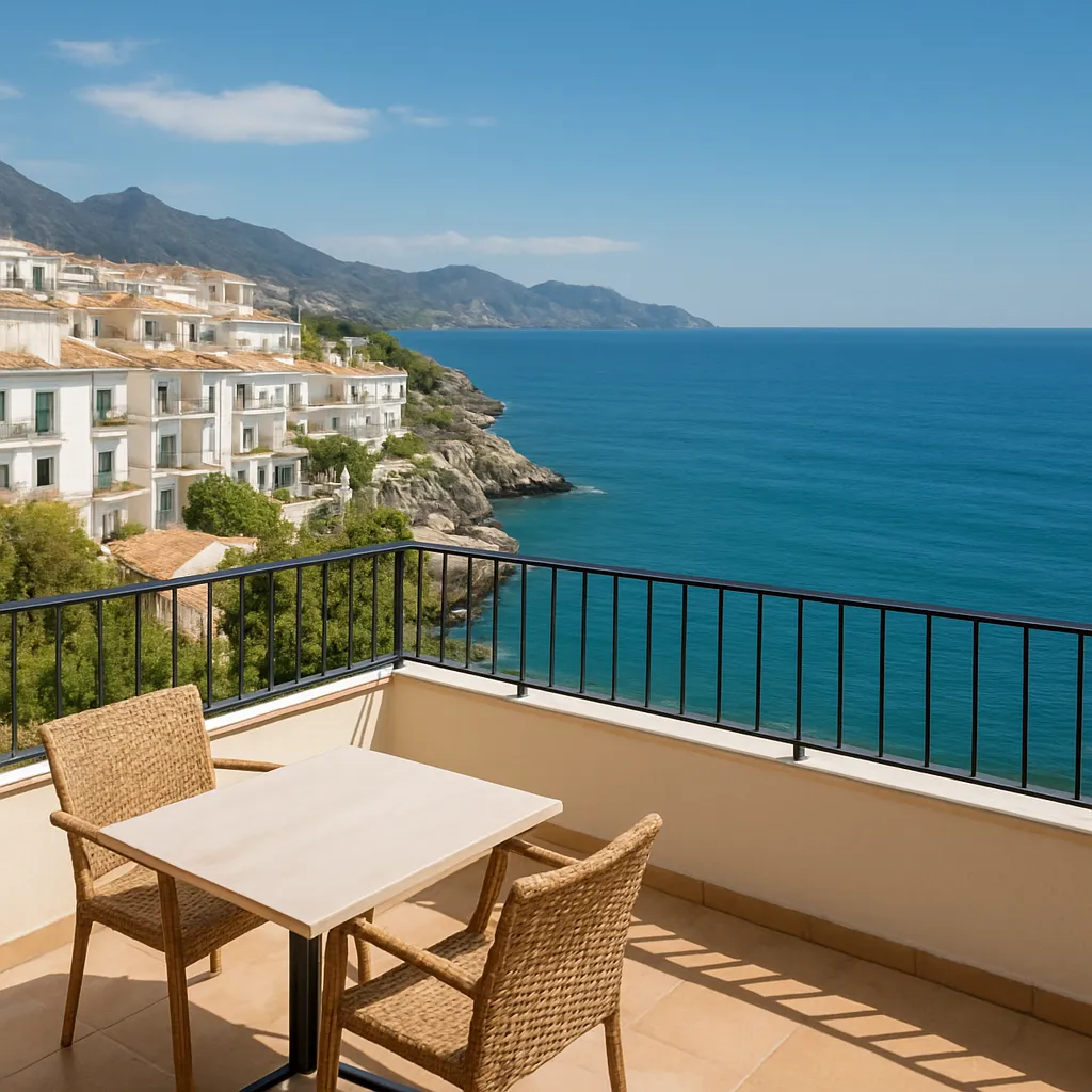 Apartamenty z widokiem na morze w Nerja