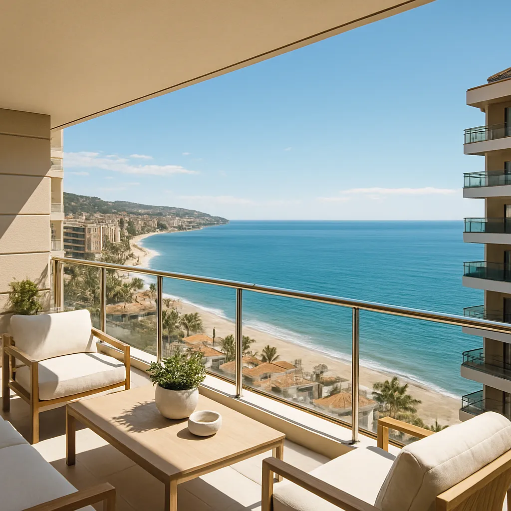 Apartamenty z widokiem na morze w Fuengirola