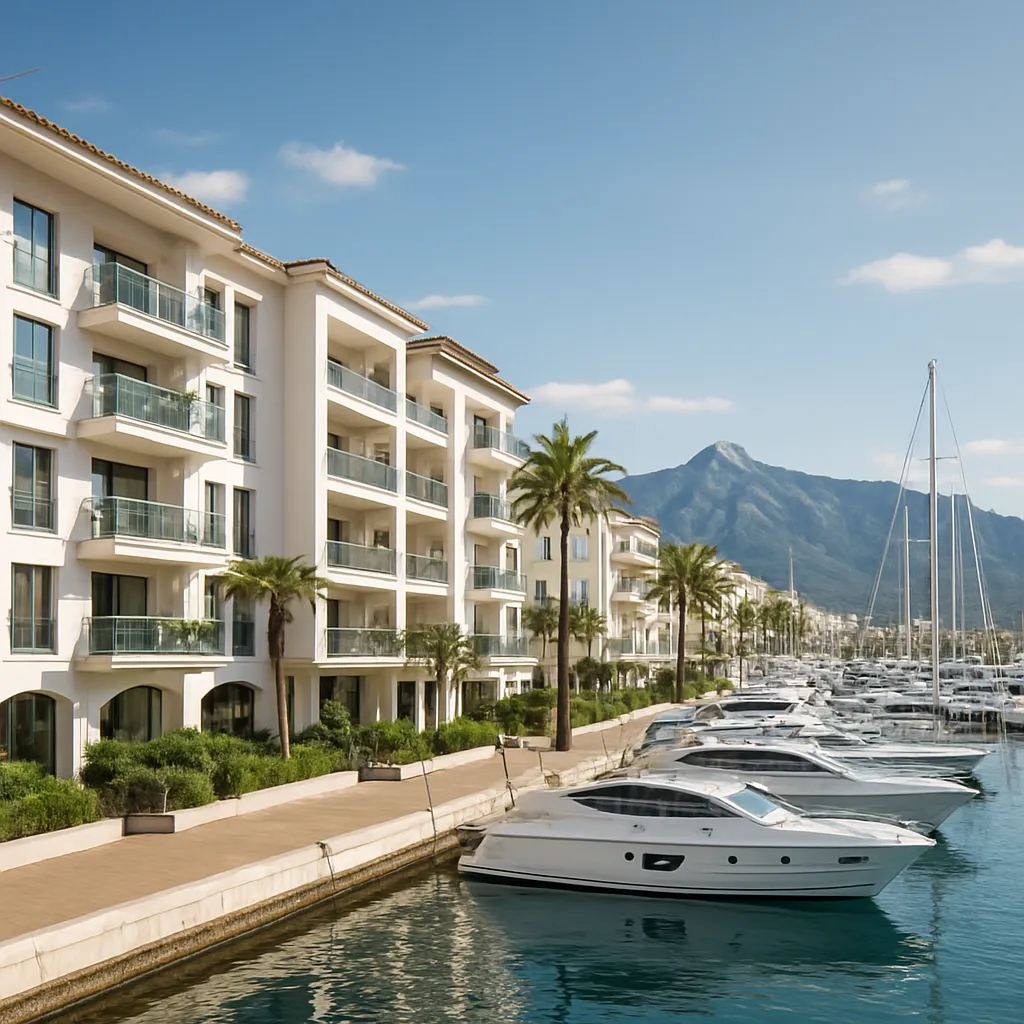 Apartamenty przy marinie w Puerto Banús