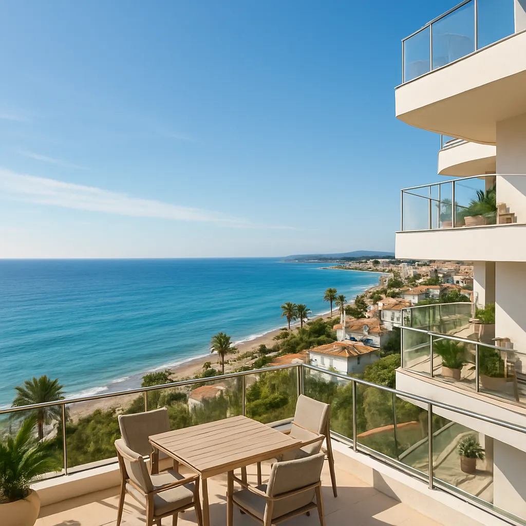 Apartamenty z widokiem na morze w Estepona
