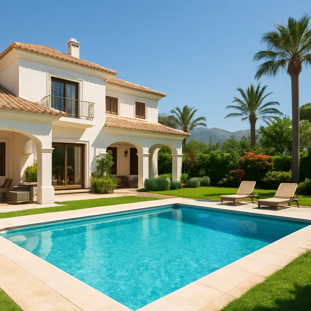 Wille z prywatnym basenem w Marbella