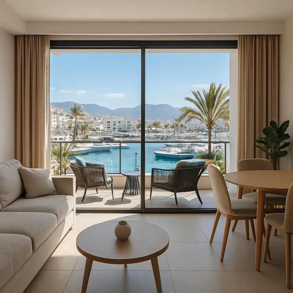 Zakup apartamentu z widokiem na port w Puerto Banús