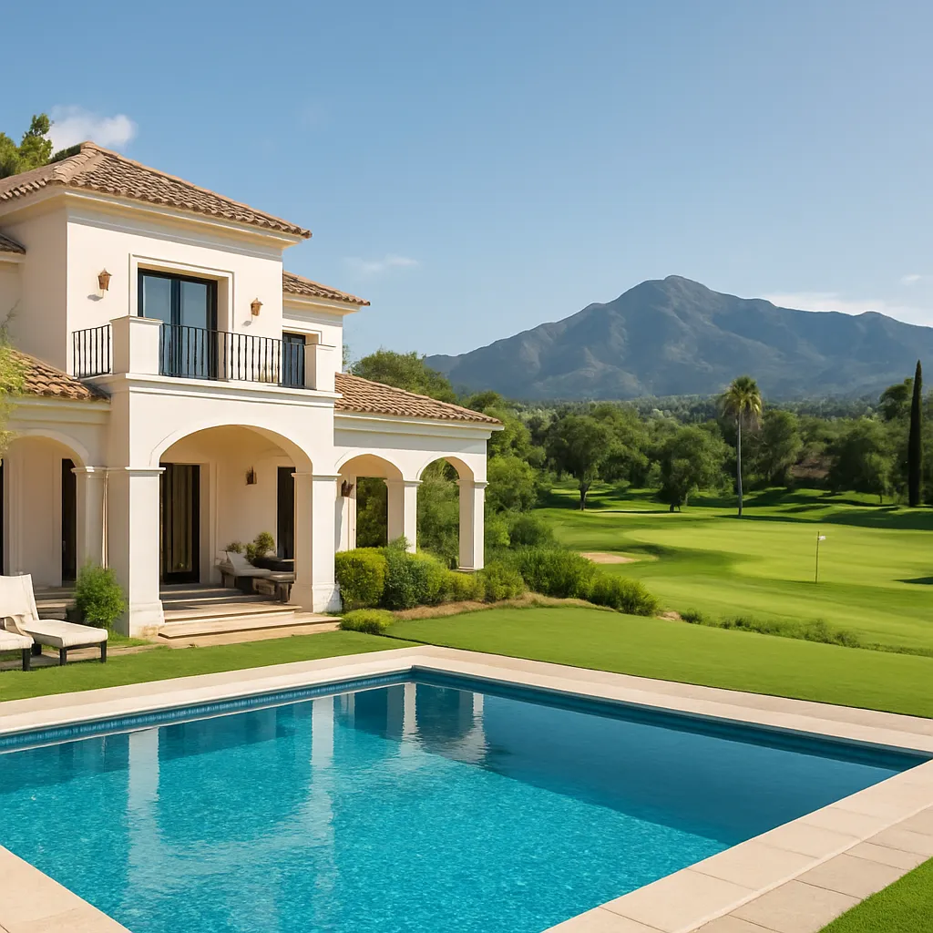Zakup willi przy polu golfowym w Nueva Andalucía