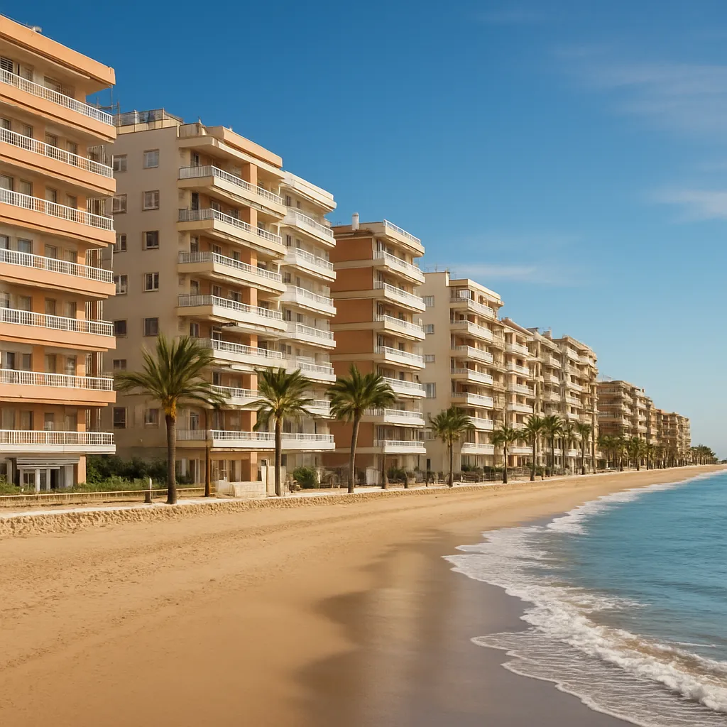 Apartamenty przy plaży w Torre del Mar
