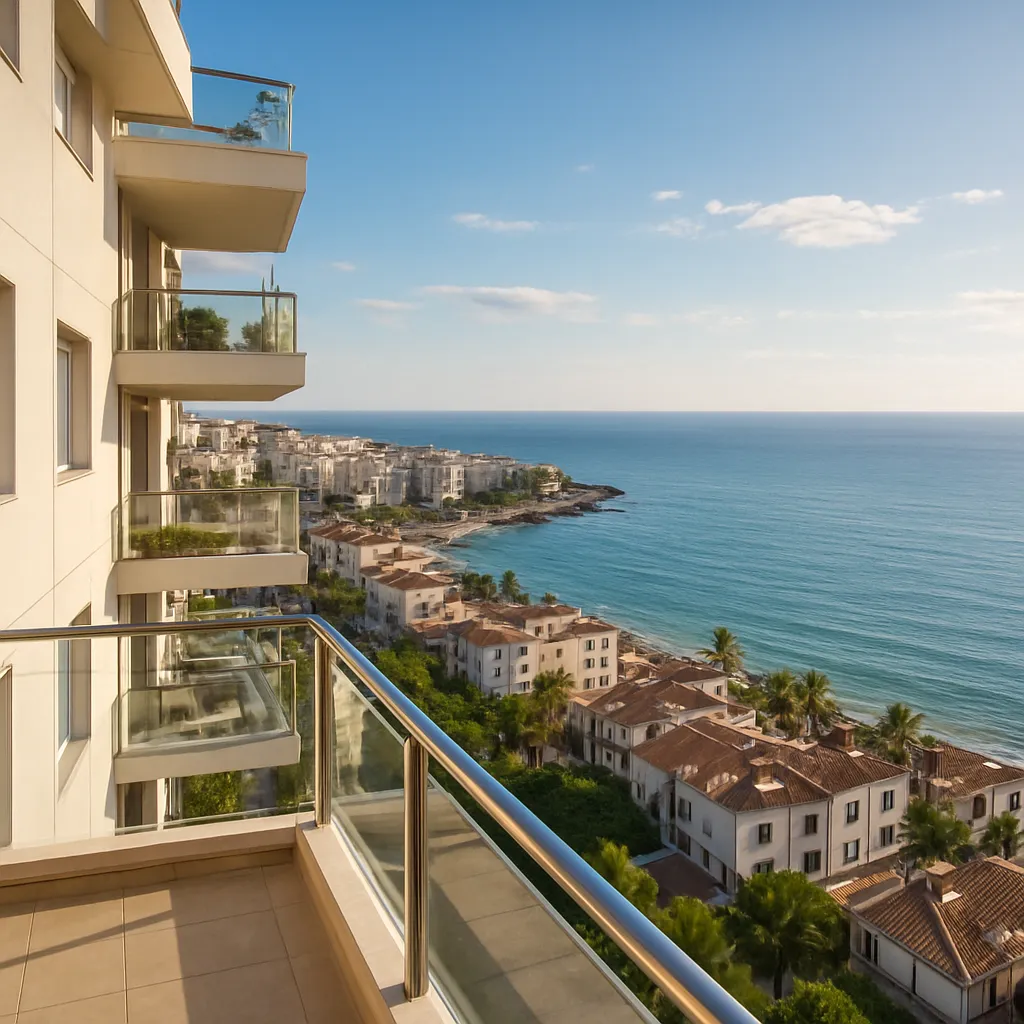 Apartamenty z widokiem na morze w Benalmádena