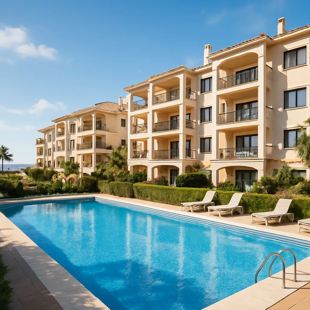 Apartamenty z basenem w Benalmádena