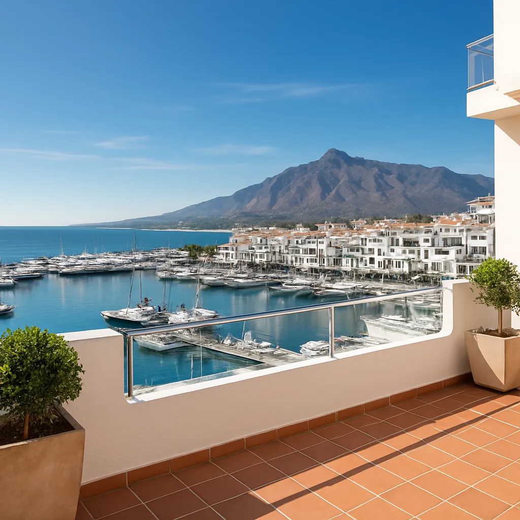 Nieruchomości z widokiem na port w Puerto Banús