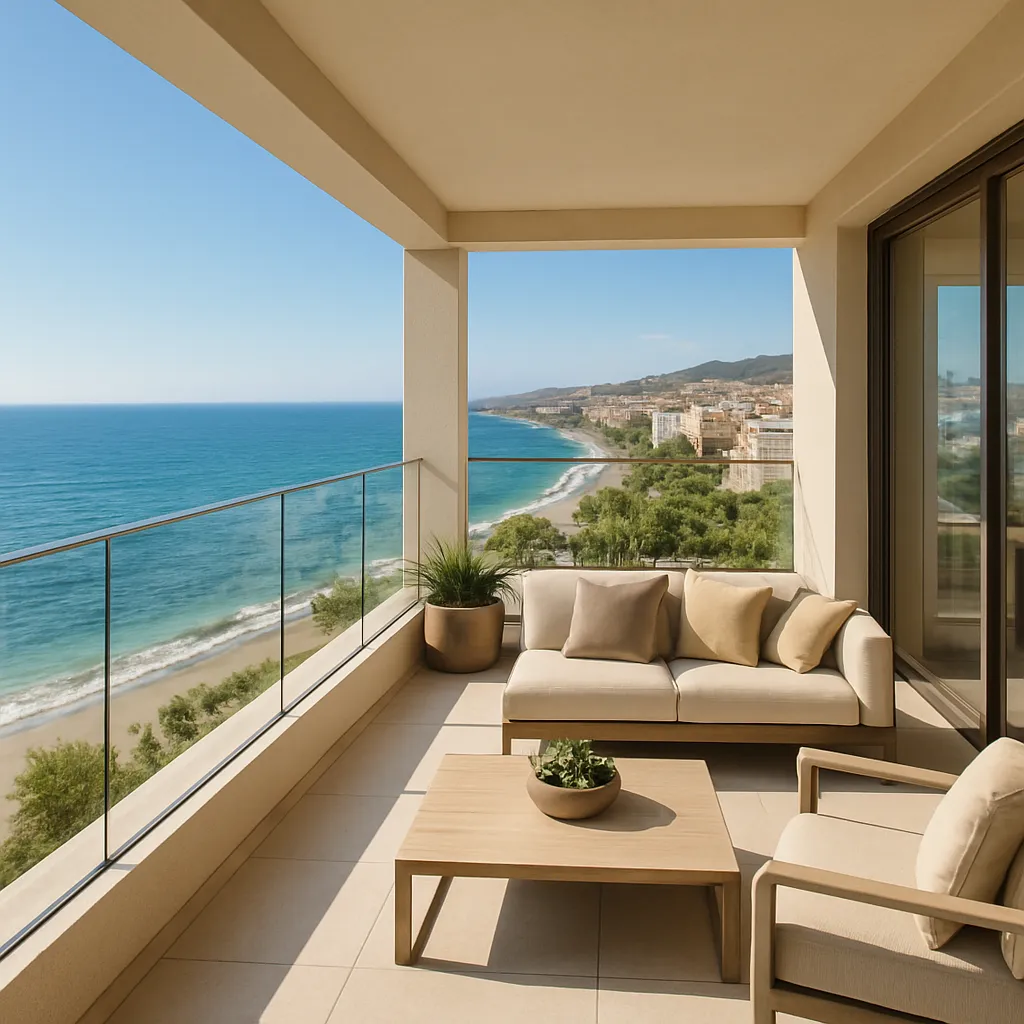 Apartamenty z widokiem na morze w Estepona