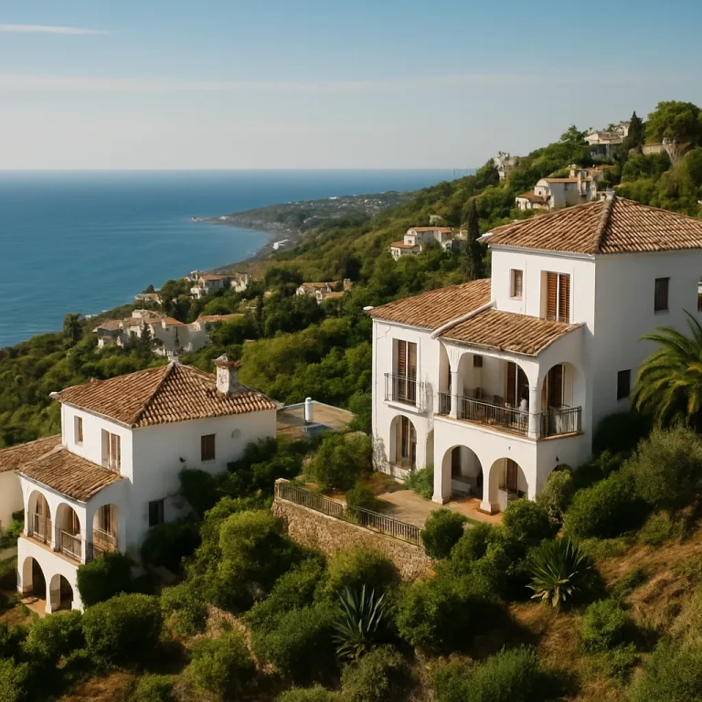 Wille z widokiem na morze w Casares