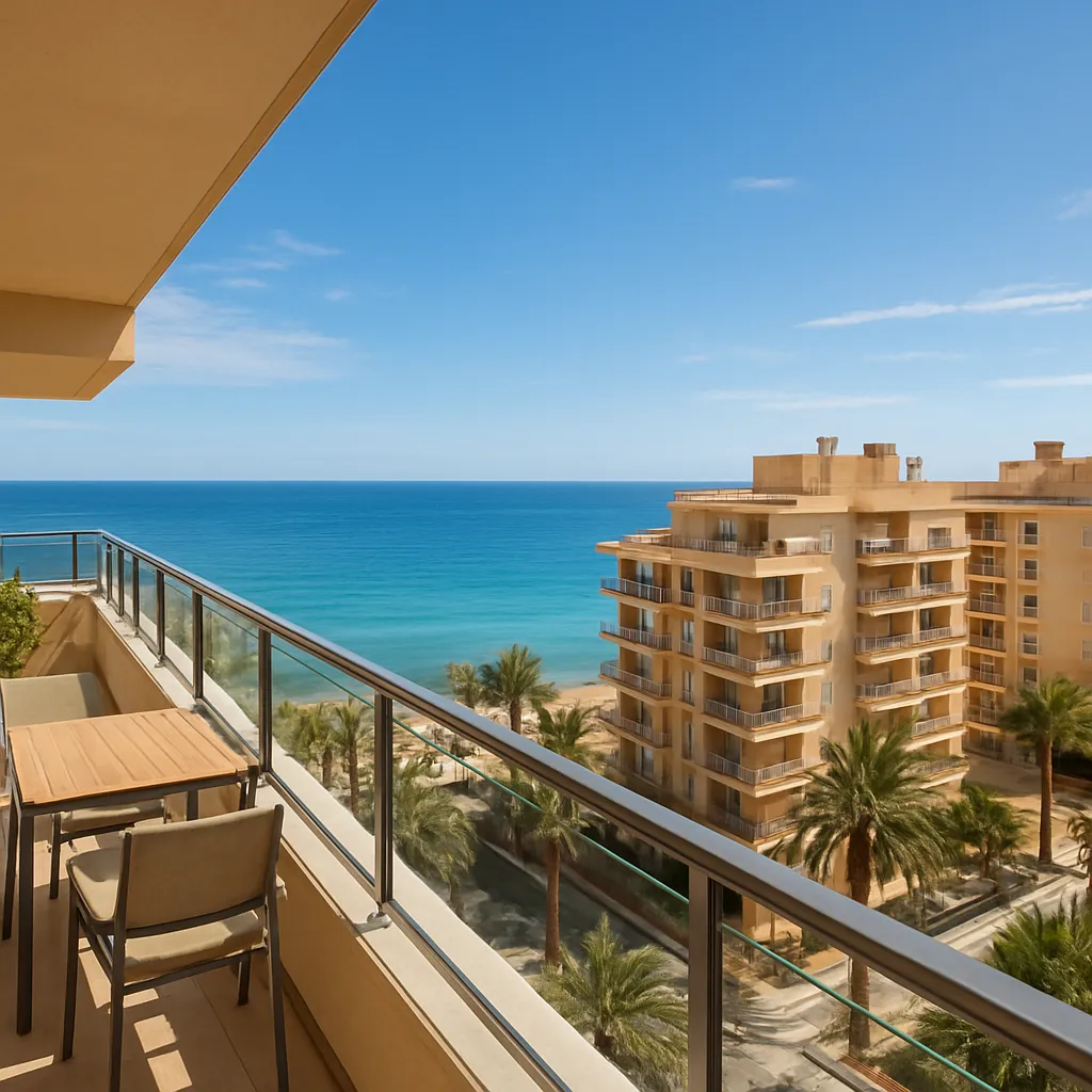 Apartamenty z widokiem na morze w Torre del Mar