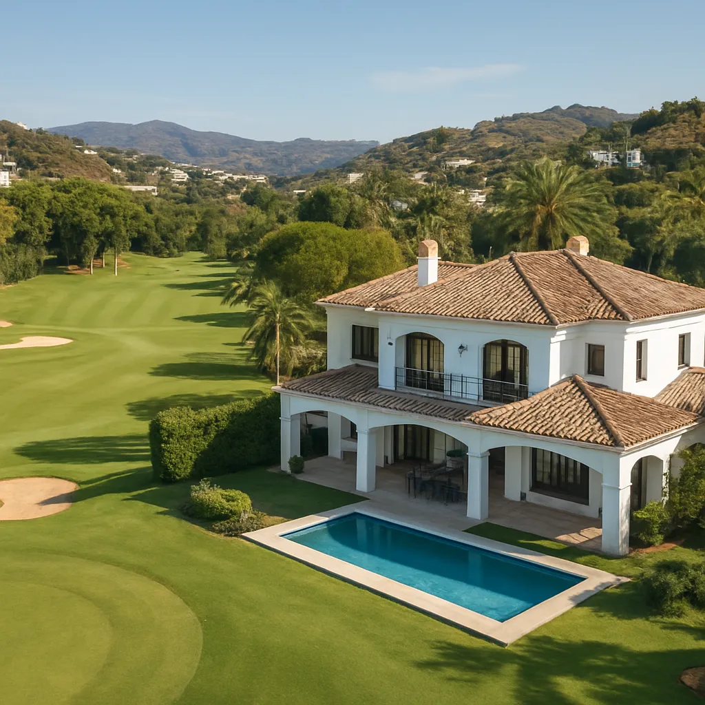 Zakup willi przy polu golfowym w Nueva Andalucía