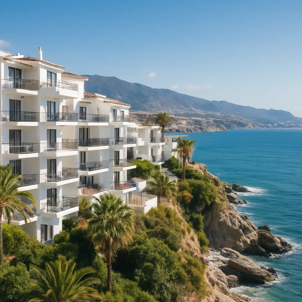 Apartamenty z widokiem na morze w Nerja