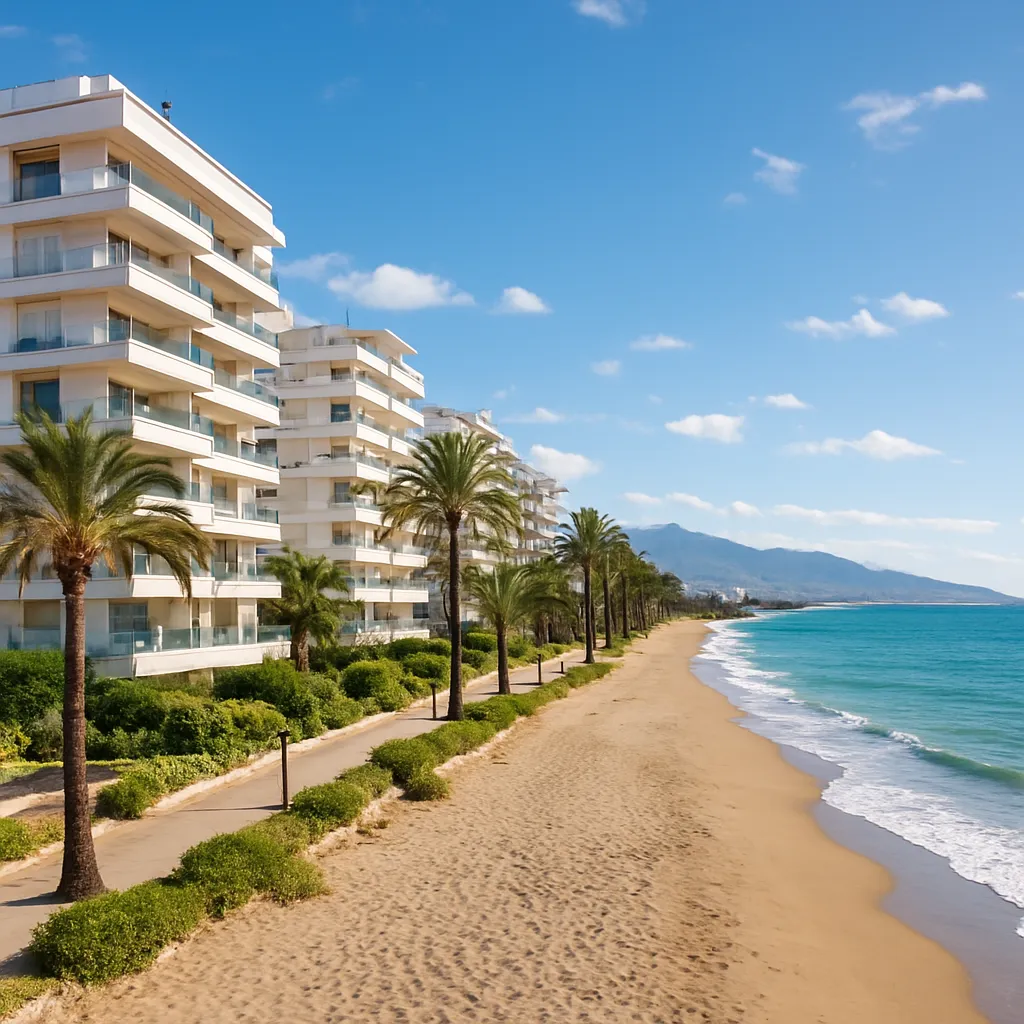 Apartamenty przy plaży na Costa del Sol
