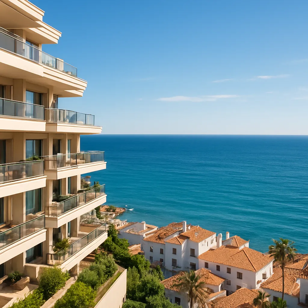 Apartamenty z widokiem na morze w Benalmádena Costa