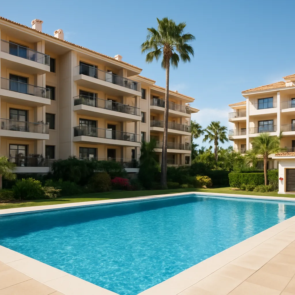 Apartamenty z basenem wspólnym w Benalmádena Costa
